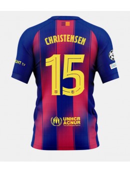 Barcelona Andreas Christensen #15 Replika Hemmakläder 2025-26 Kortärmad